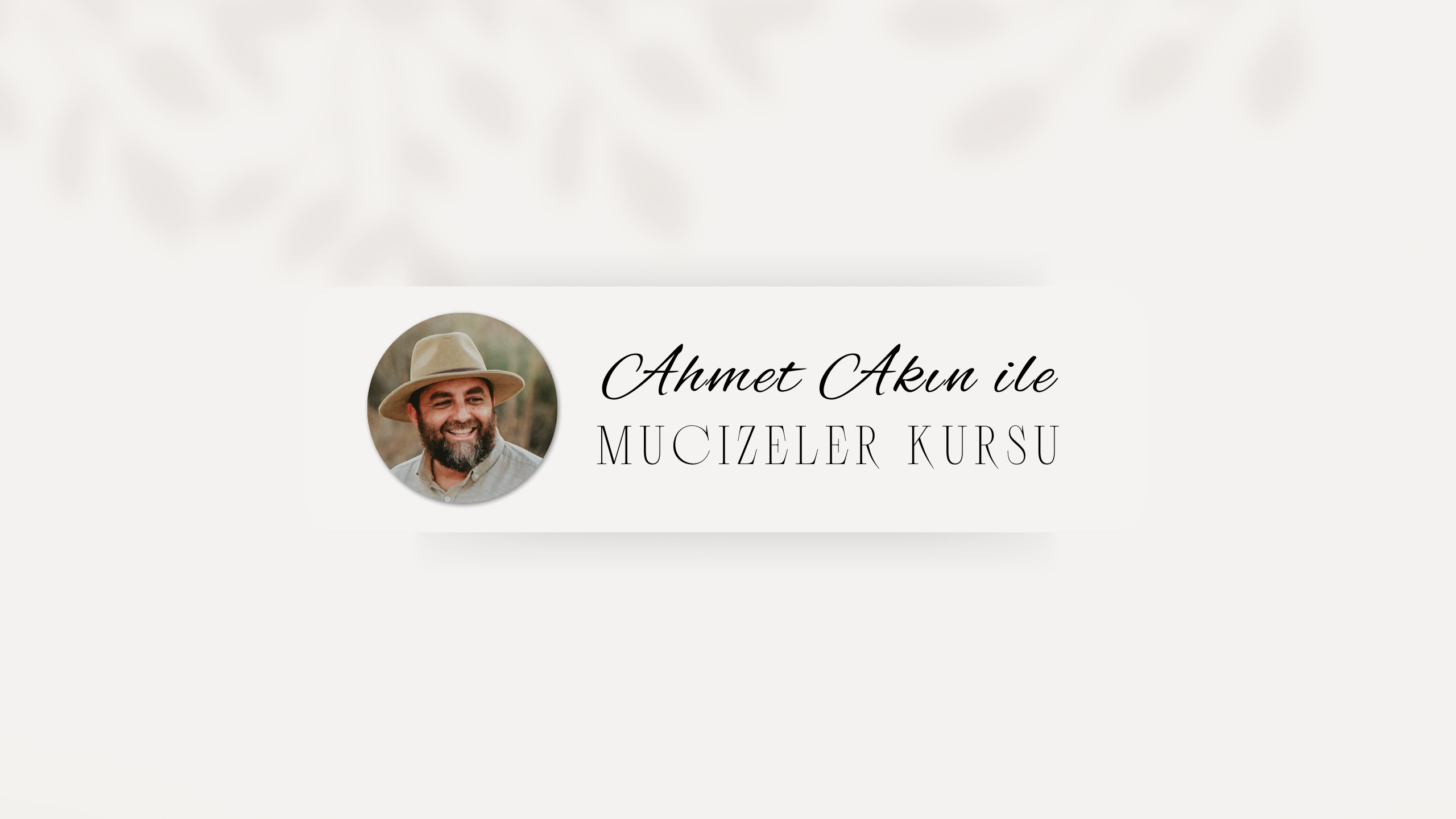 Mucizeler Kursu